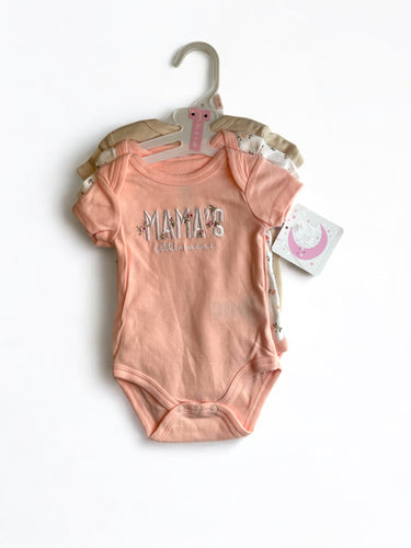 3pk mamas little mini baby onesies set