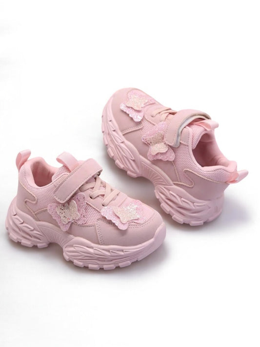 Pink butterfly girl sneakers 2k5