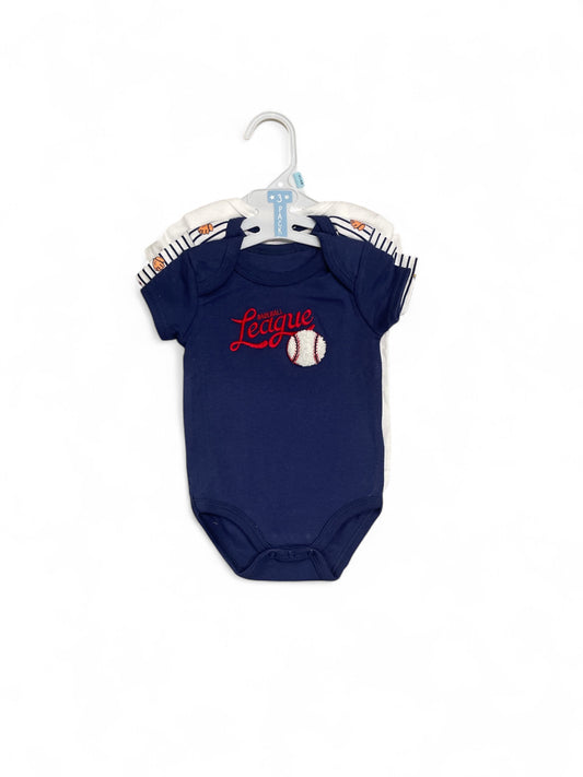 All star boy baby 3pk onesies set
