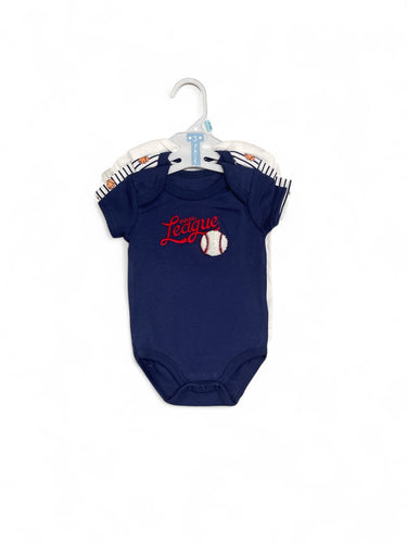 All star boy baby 3pk onesies set