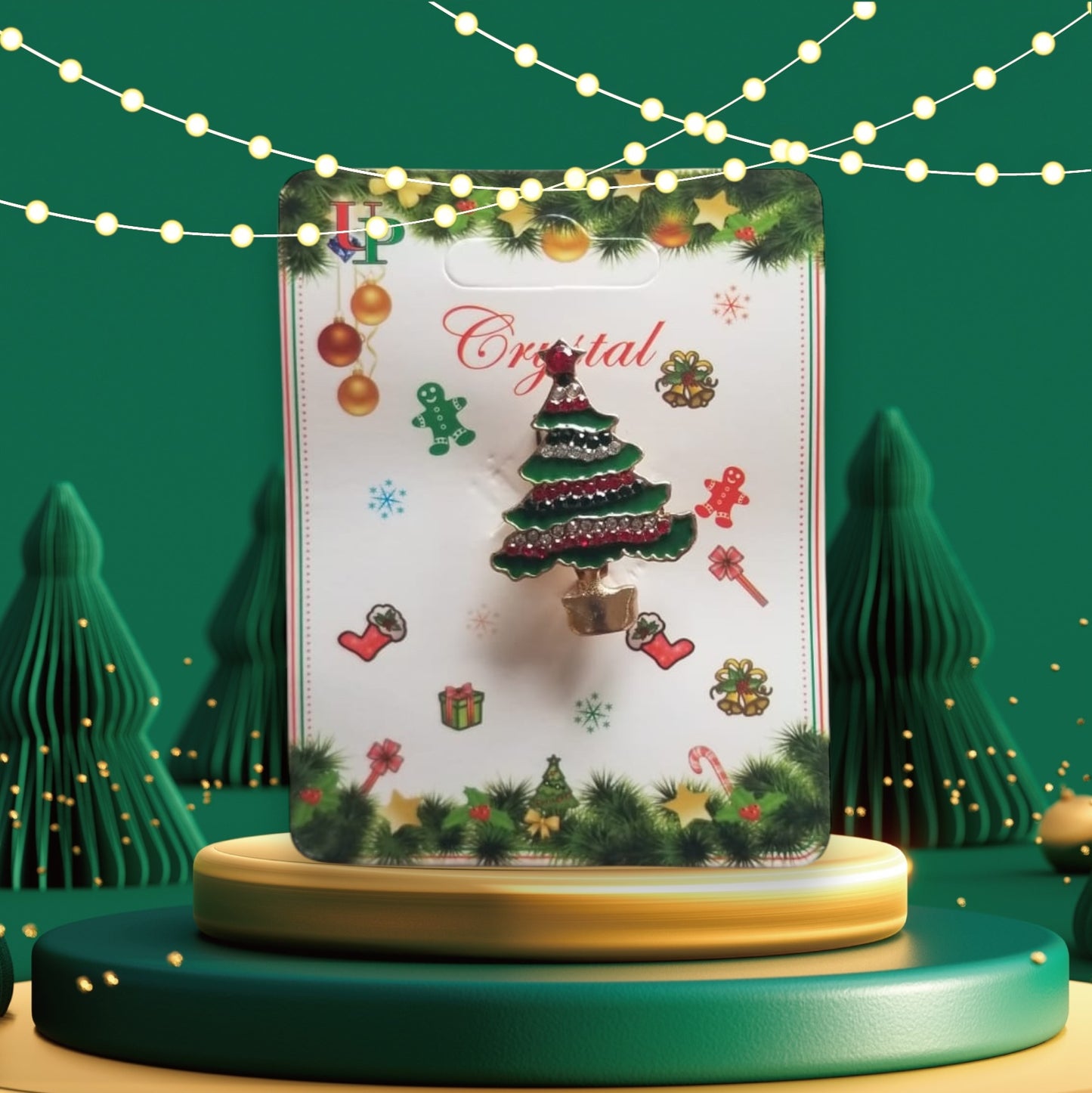 Christmas brooches 2k3
