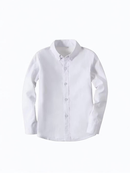 White long sleeve formal boy shirt 2k5