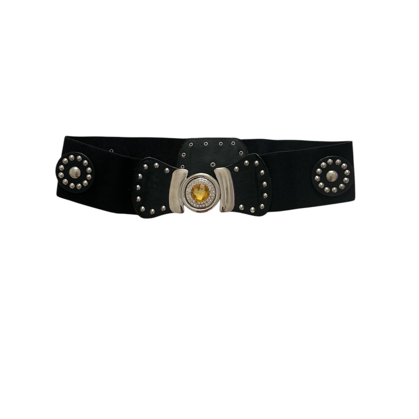 Black belt with gold dimond in the middle