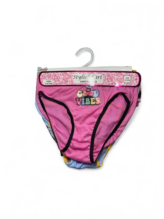 Stylish girl (good vibes) pre teen undies 10pk