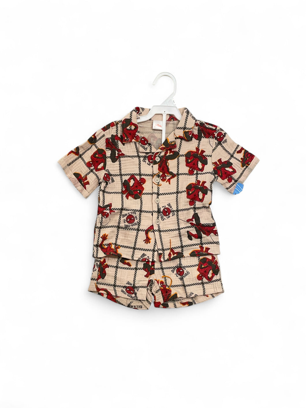Spider-Man linen 2pc boys set 2025