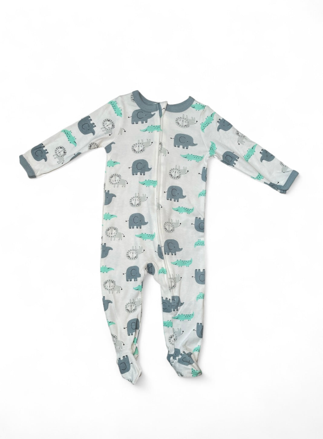 Baby view elephant & gator baby sleeper