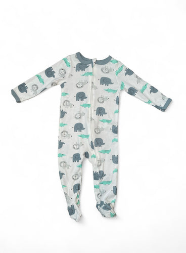 Baby view elephant & gator baby sleeper