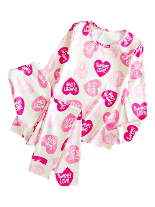 Sweet loves pre teen girls pj