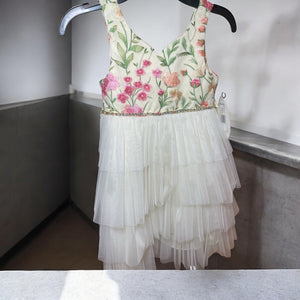 American princess floral print girl dress 2k5