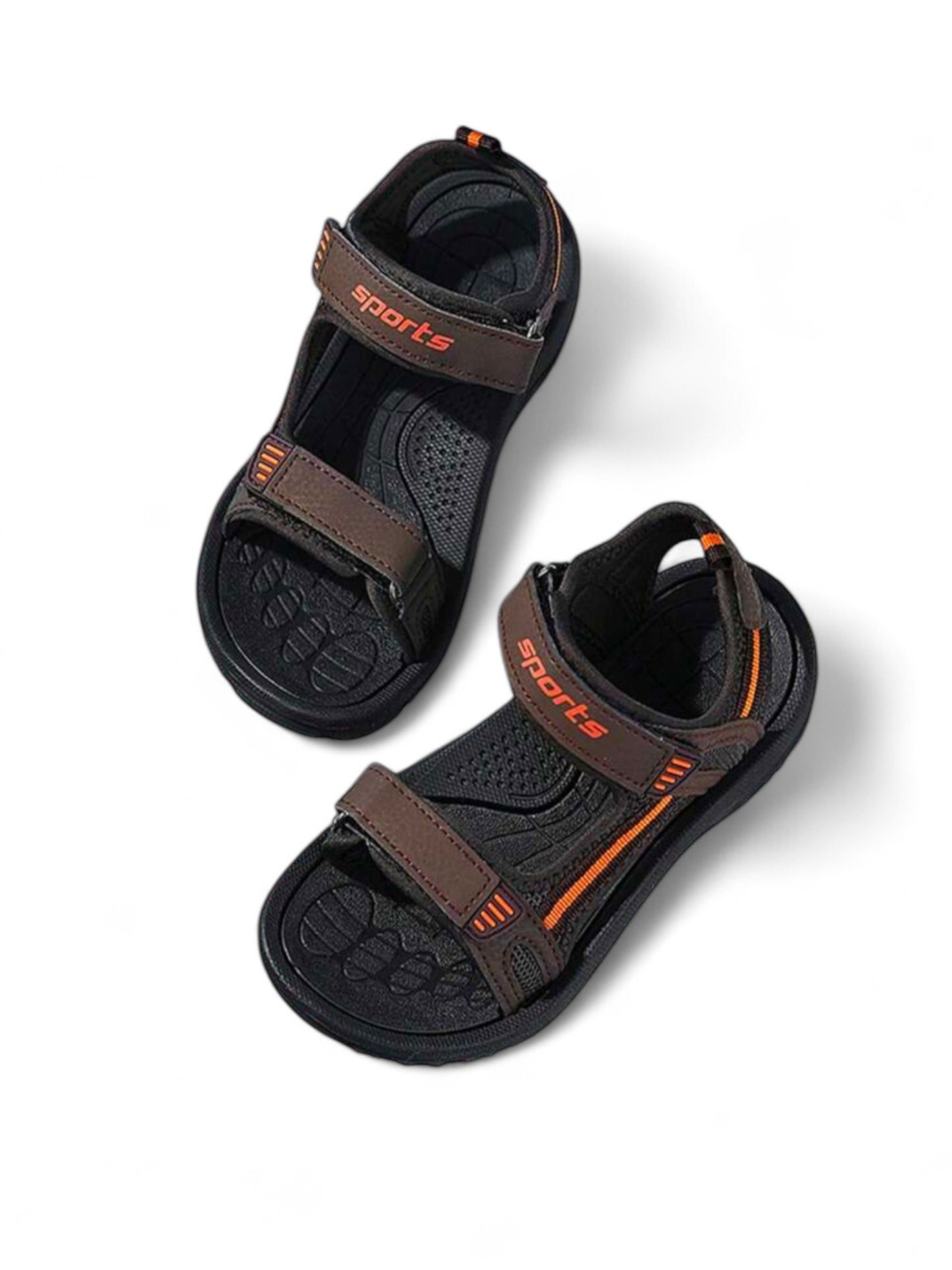 Brown sports boy sandals