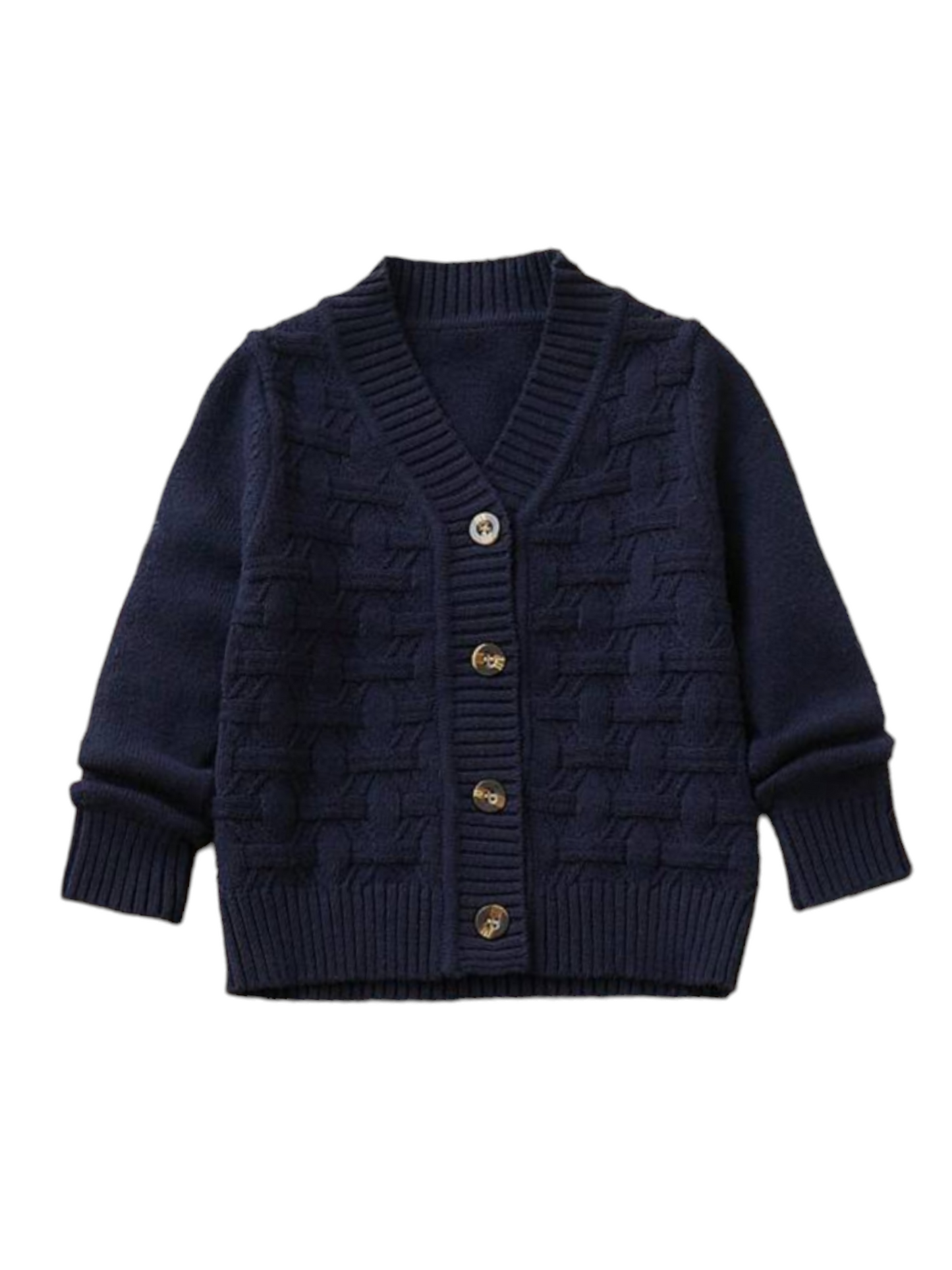 Boy button down  blue sweater