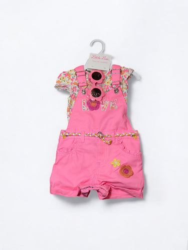 Little lass pink baby set with sunglasss