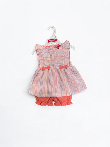Penelope Mack Orange 2pc baby set
