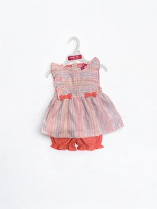 Penelope Mack Orange 2pc baby set