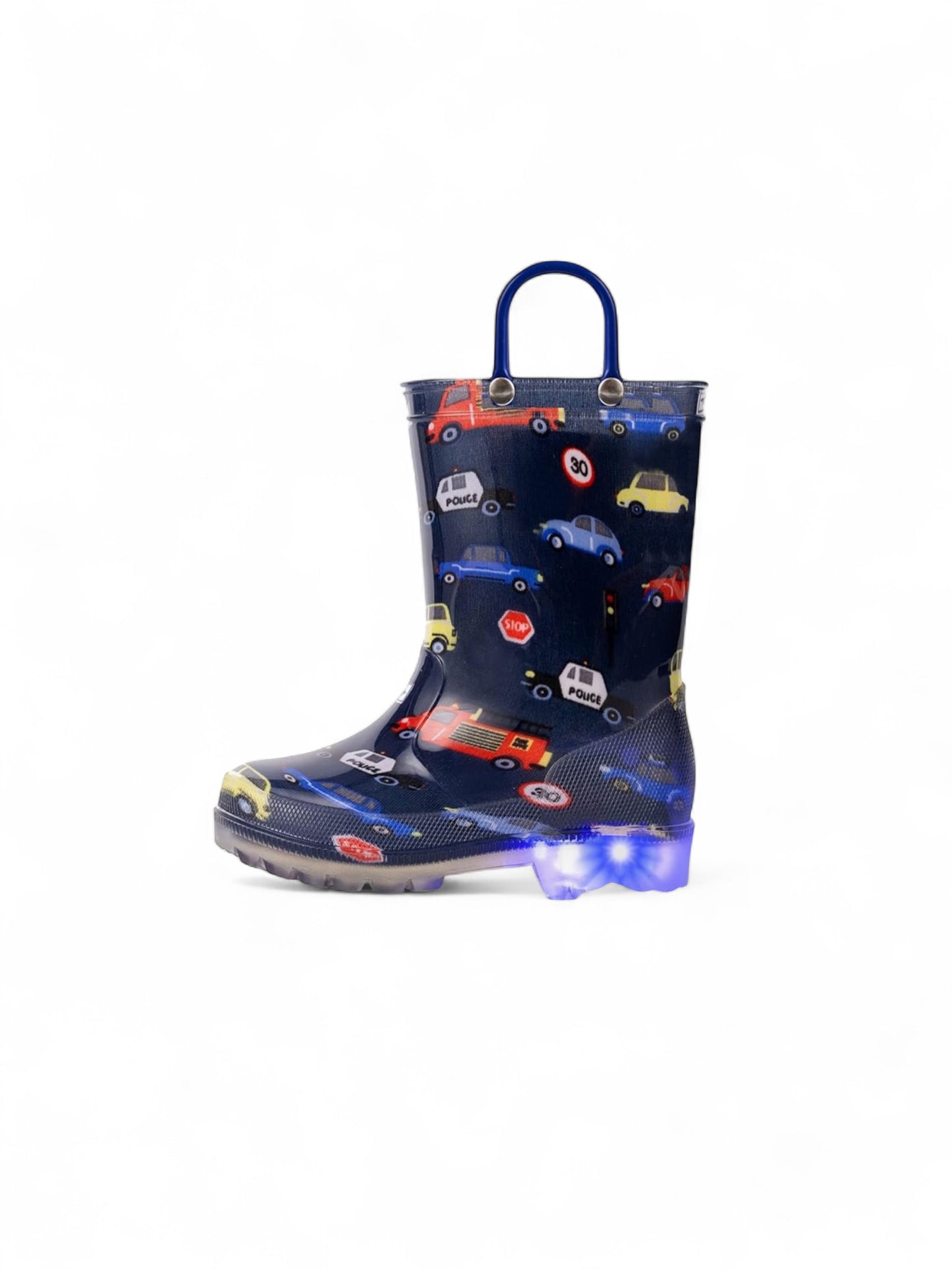 Cars light up water boots