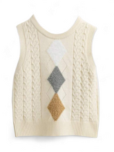 Diamond sweater boy Vest