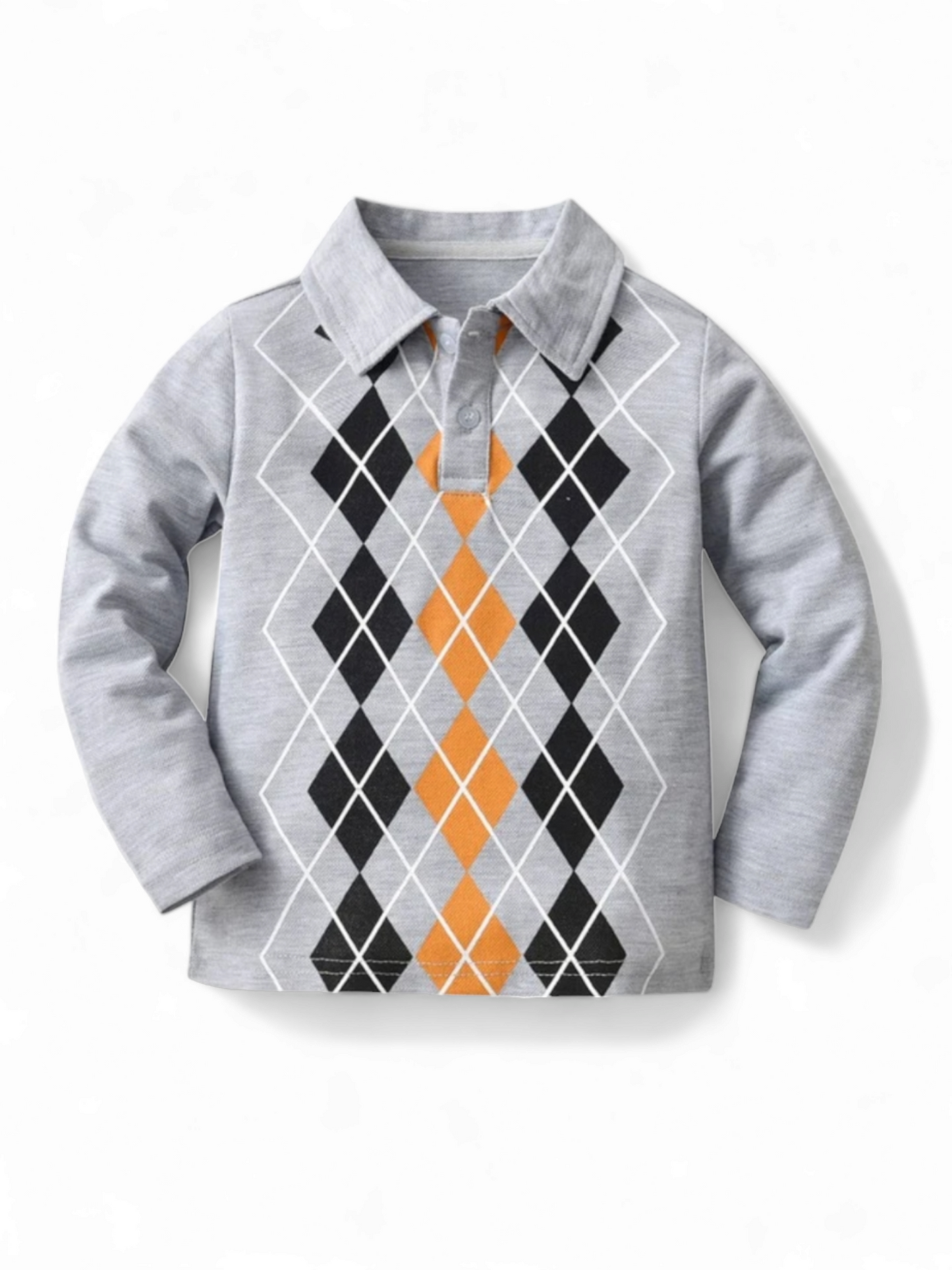 Boy Dimond gray long sleeve sweater shirt