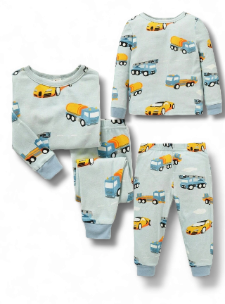 truck cub baby boy pj