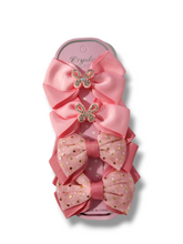 Crystal collection hair clip