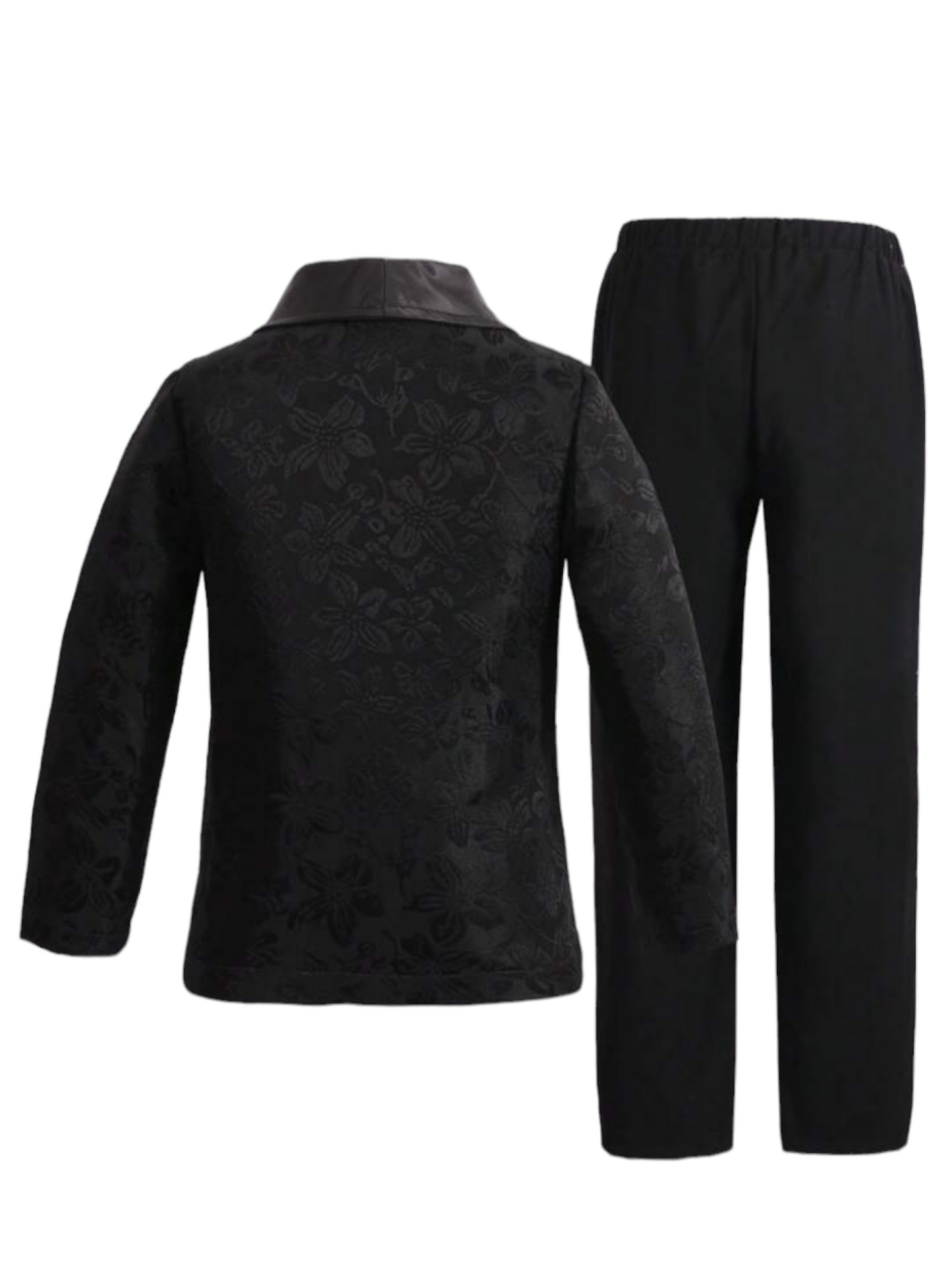 Formal black blazer and slacks 2 pc set