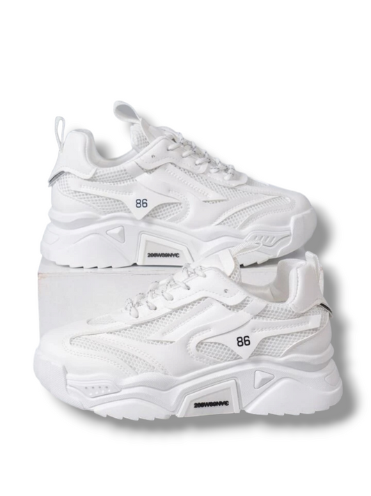 Teen White  89 girl sneaker