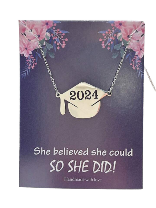 She believed she could 2024 graduation necklace