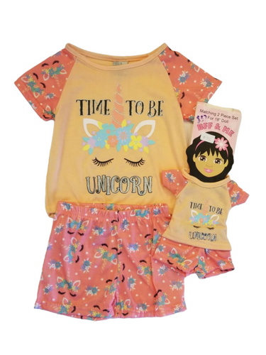 Bff and me 2 pc set girl pj
