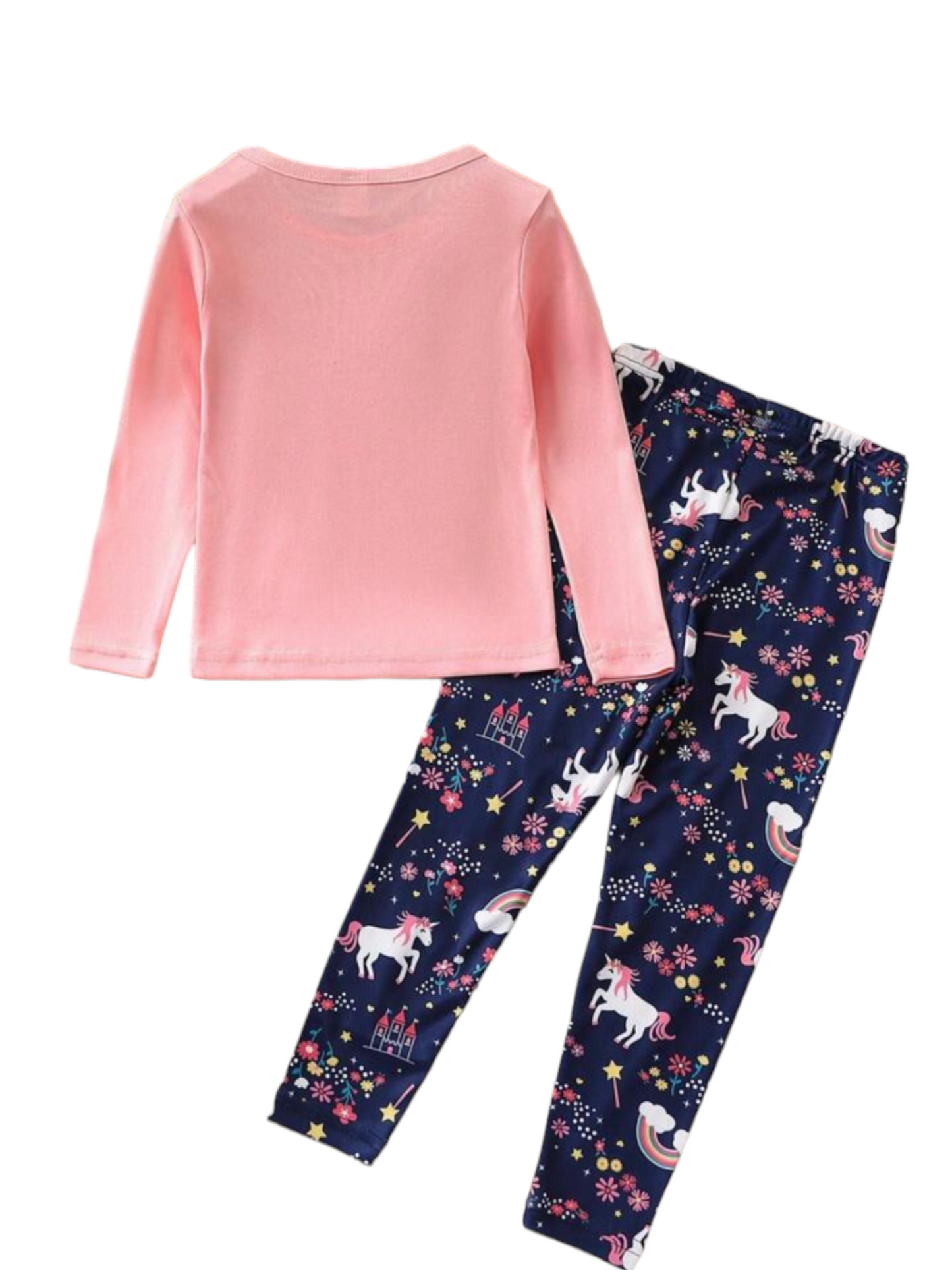 Pink unicorn believe pjs