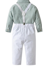 Boy formal set suspender included