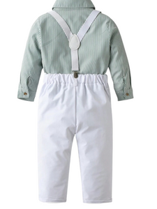 Boy formal set suspender included