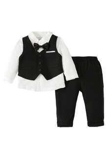 Boy formal  baby set  vest