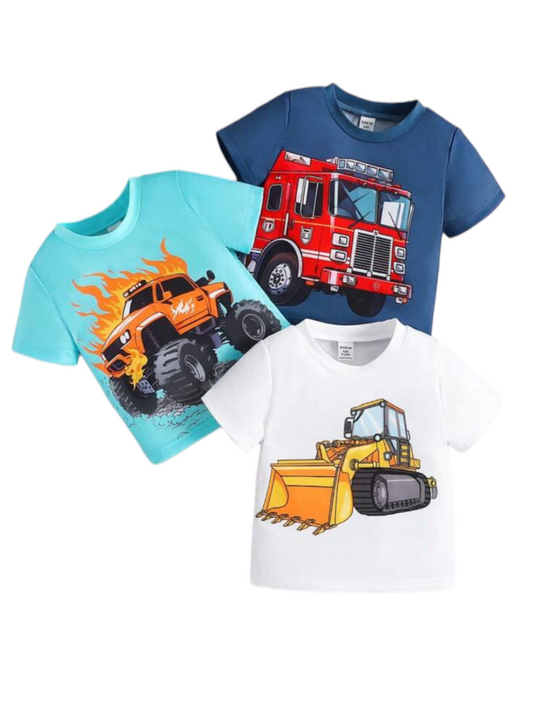 Truck boy shirt 3pc