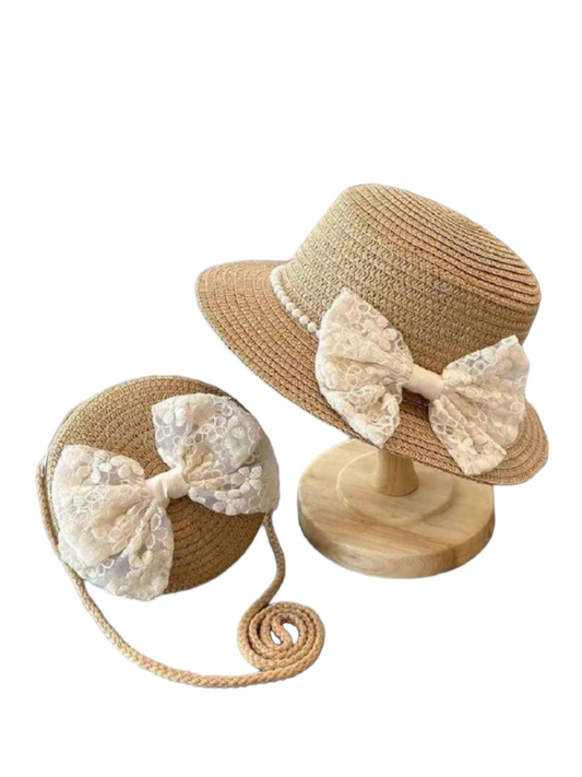 Girls hat & purse set