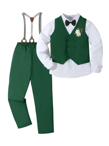 Green boy formal set shirts not included