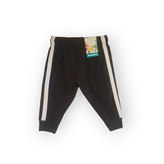 Garanimal blk&white strip  baby boy long  pants