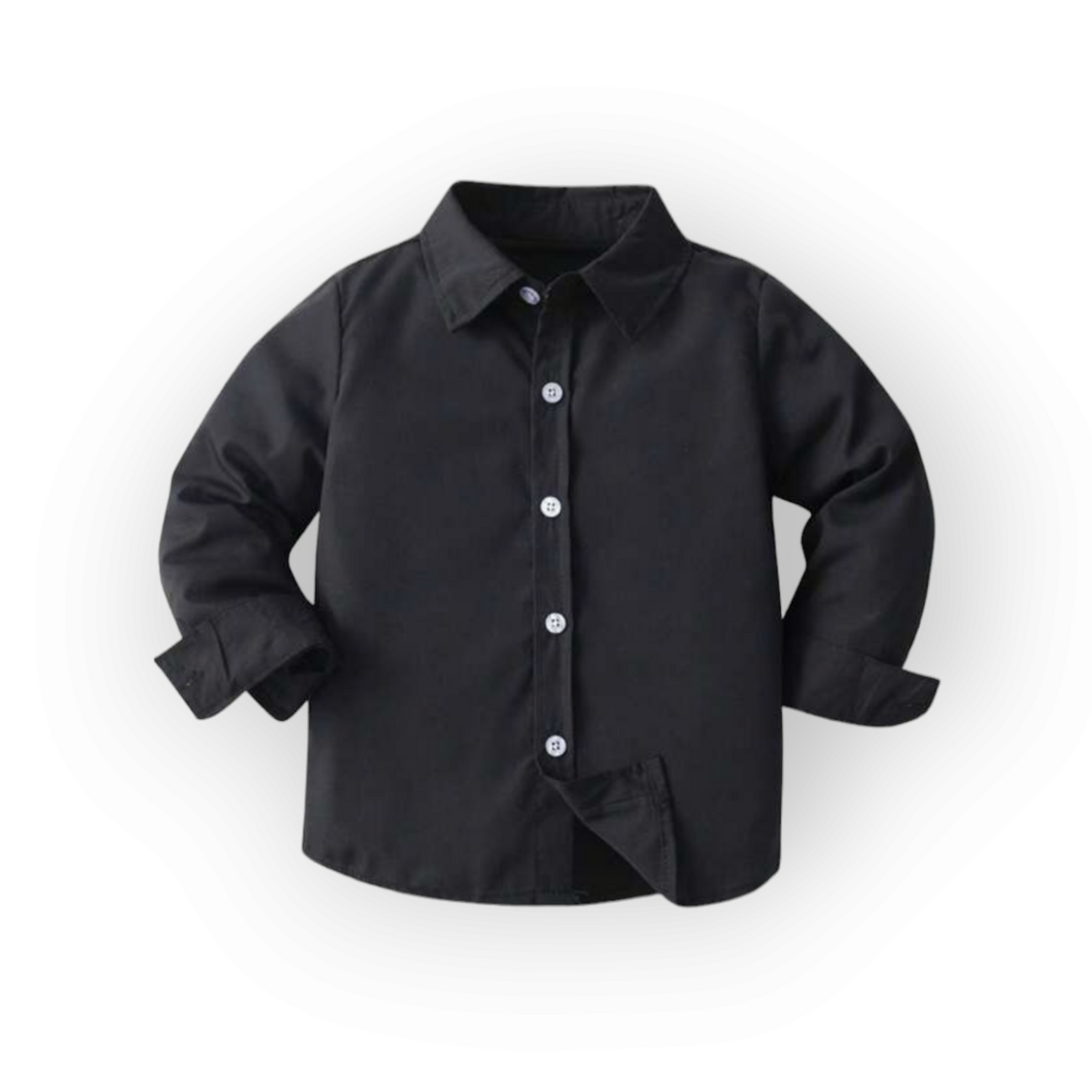 Boy long sleeve black shirt