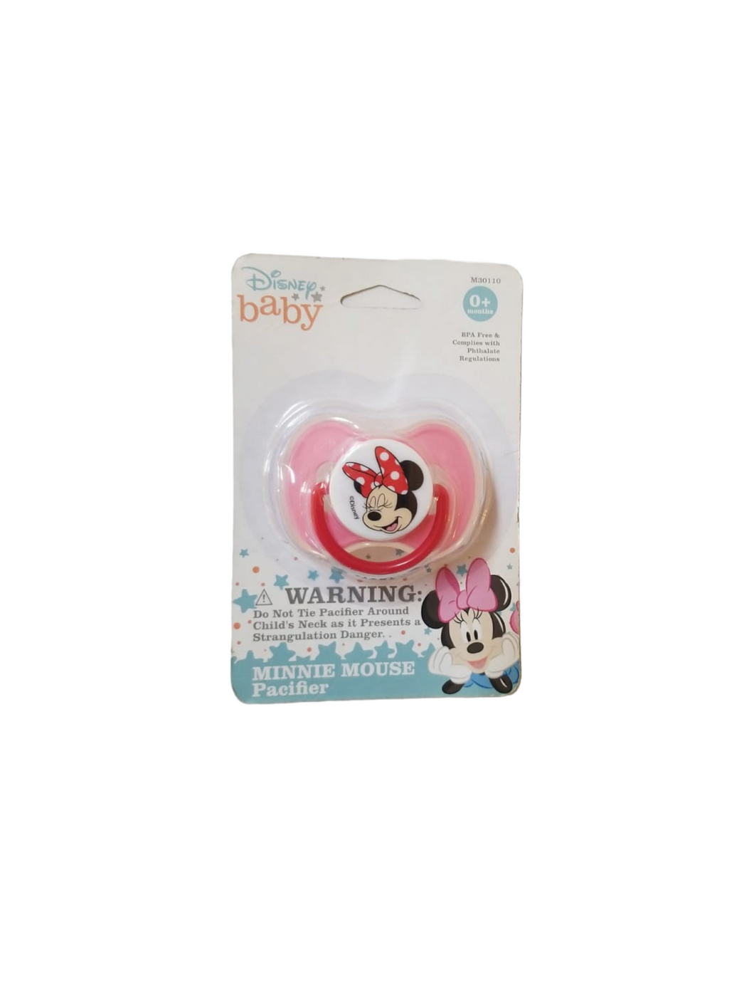 Minnie mouse baby pacifier