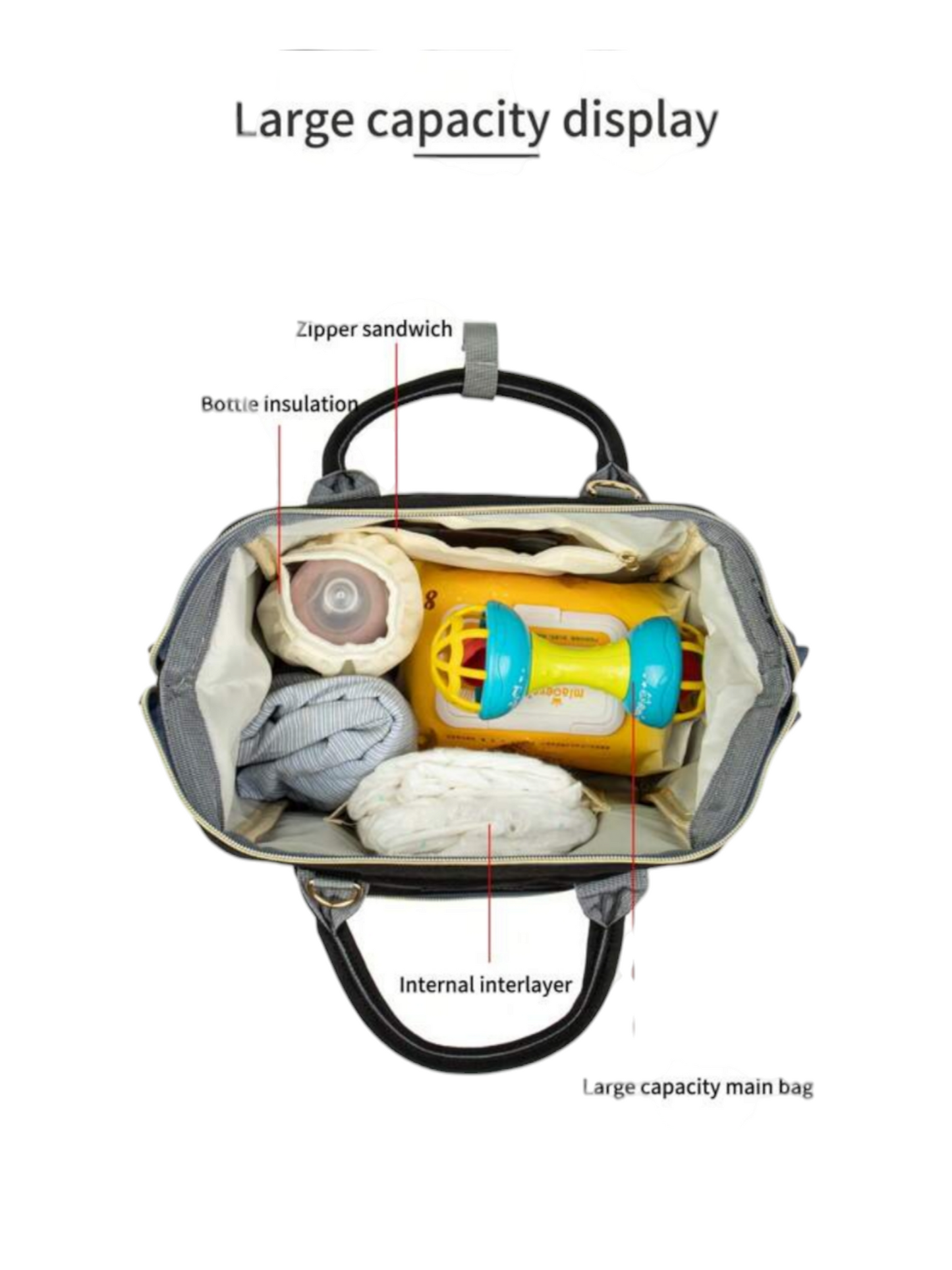 Le queen baby diaper bag