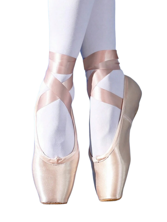 Ballet flats with ribbon