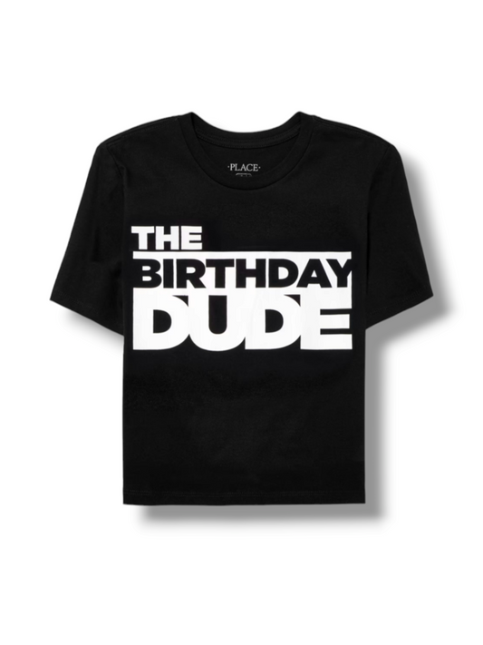 The birthday dude boy shirt