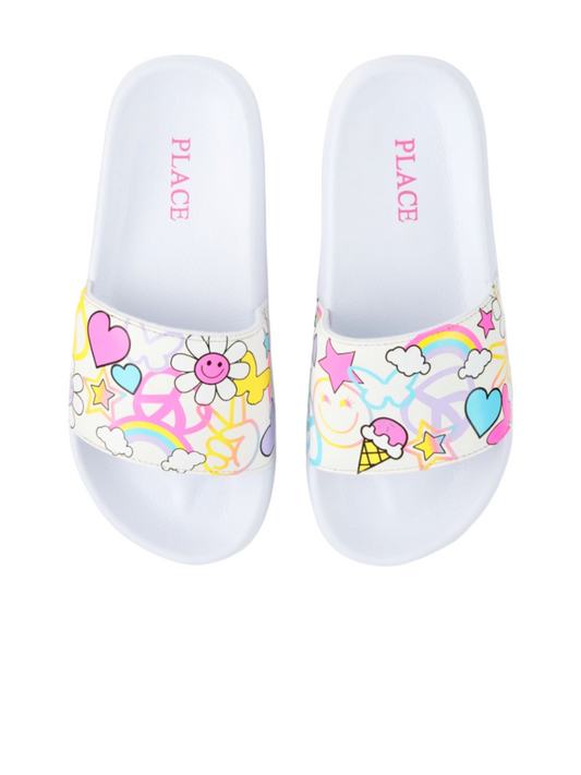 Rainbow & icecream girl slides