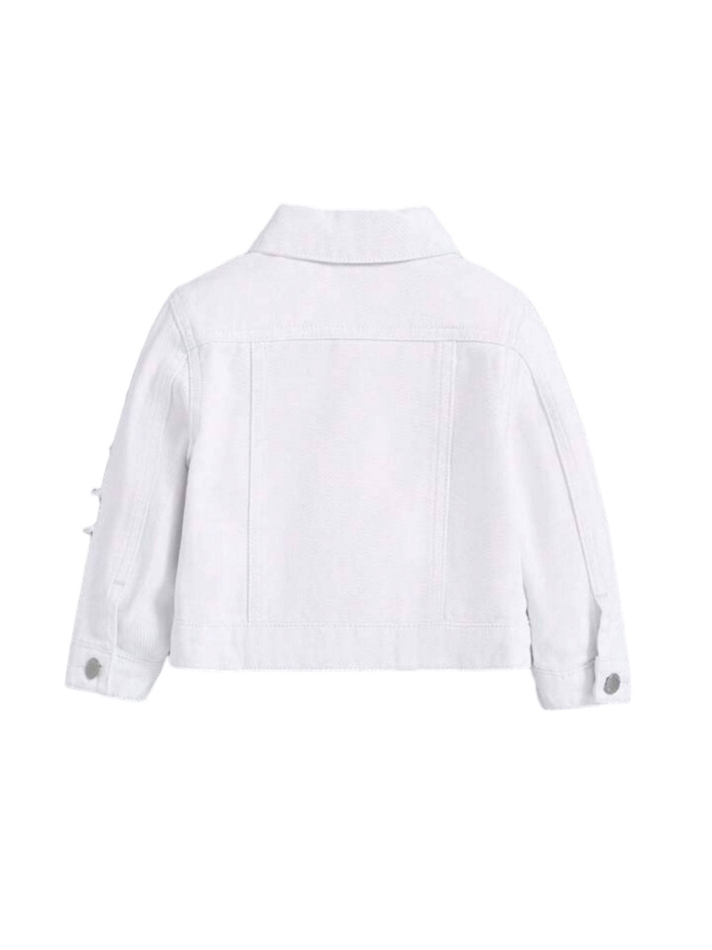 Boy white jeans jacket