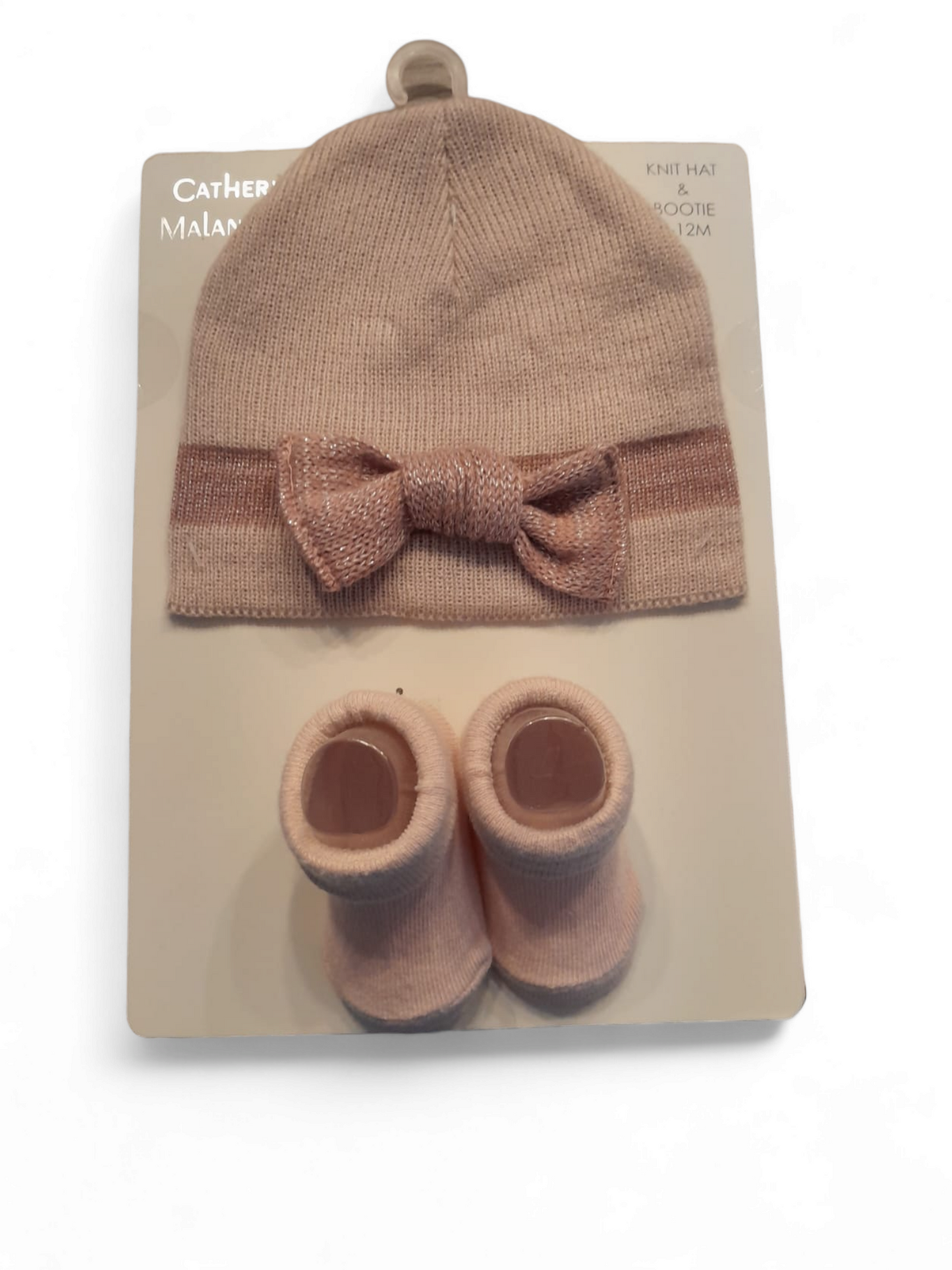 Catherine malandrino baby hat/bootie