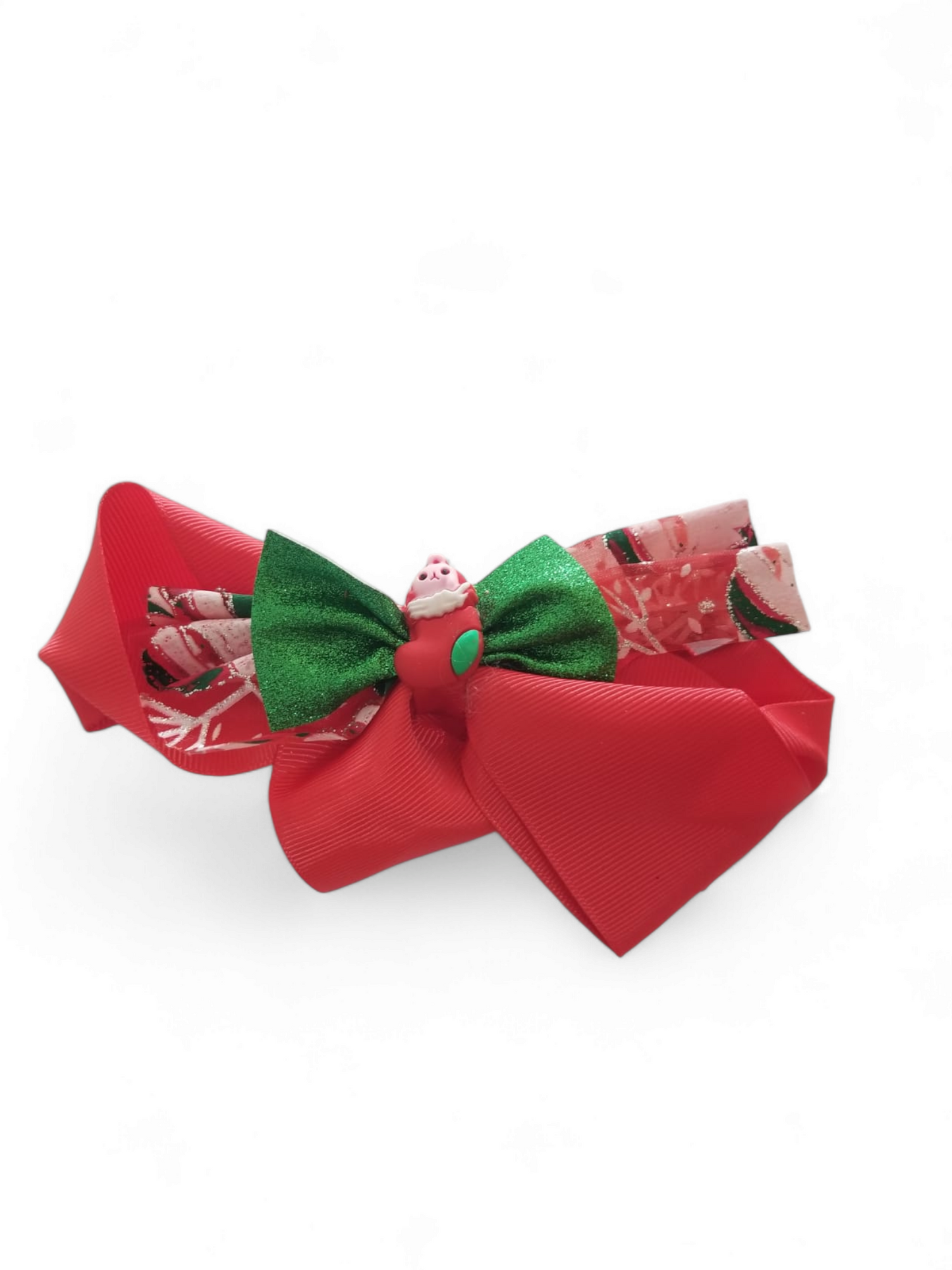 Lil stockings Christmas bow