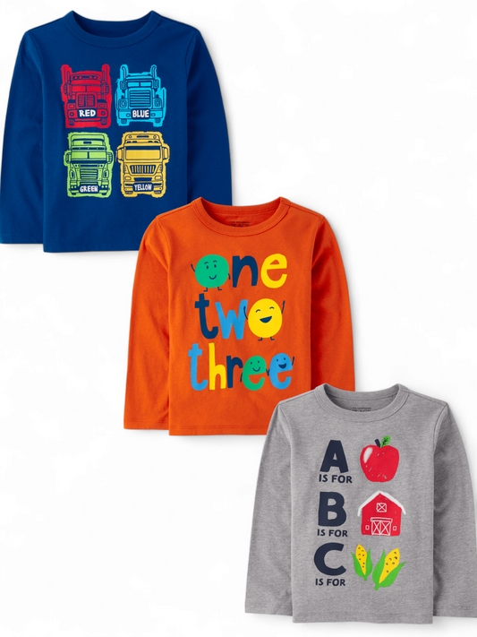 Boy long sleeve shirt set