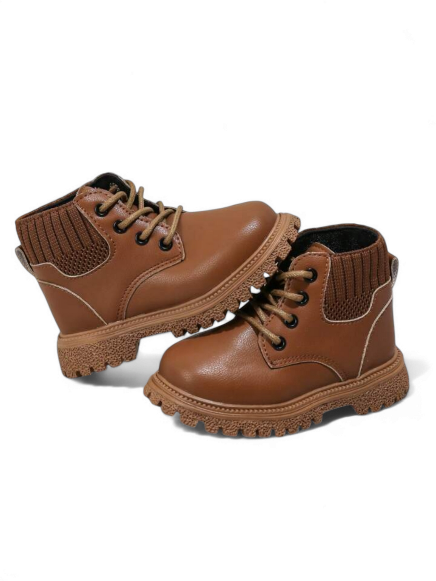 Toddler boy leather boots