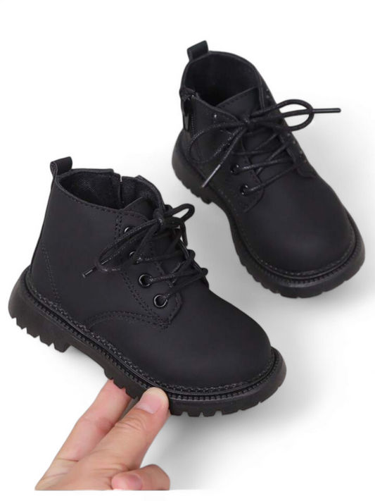 Boy black boots