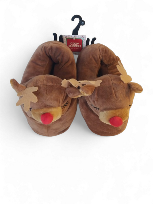 reindeer plushy children shoes