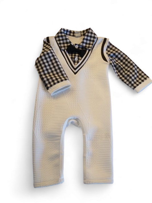 Black and White boy  baby set