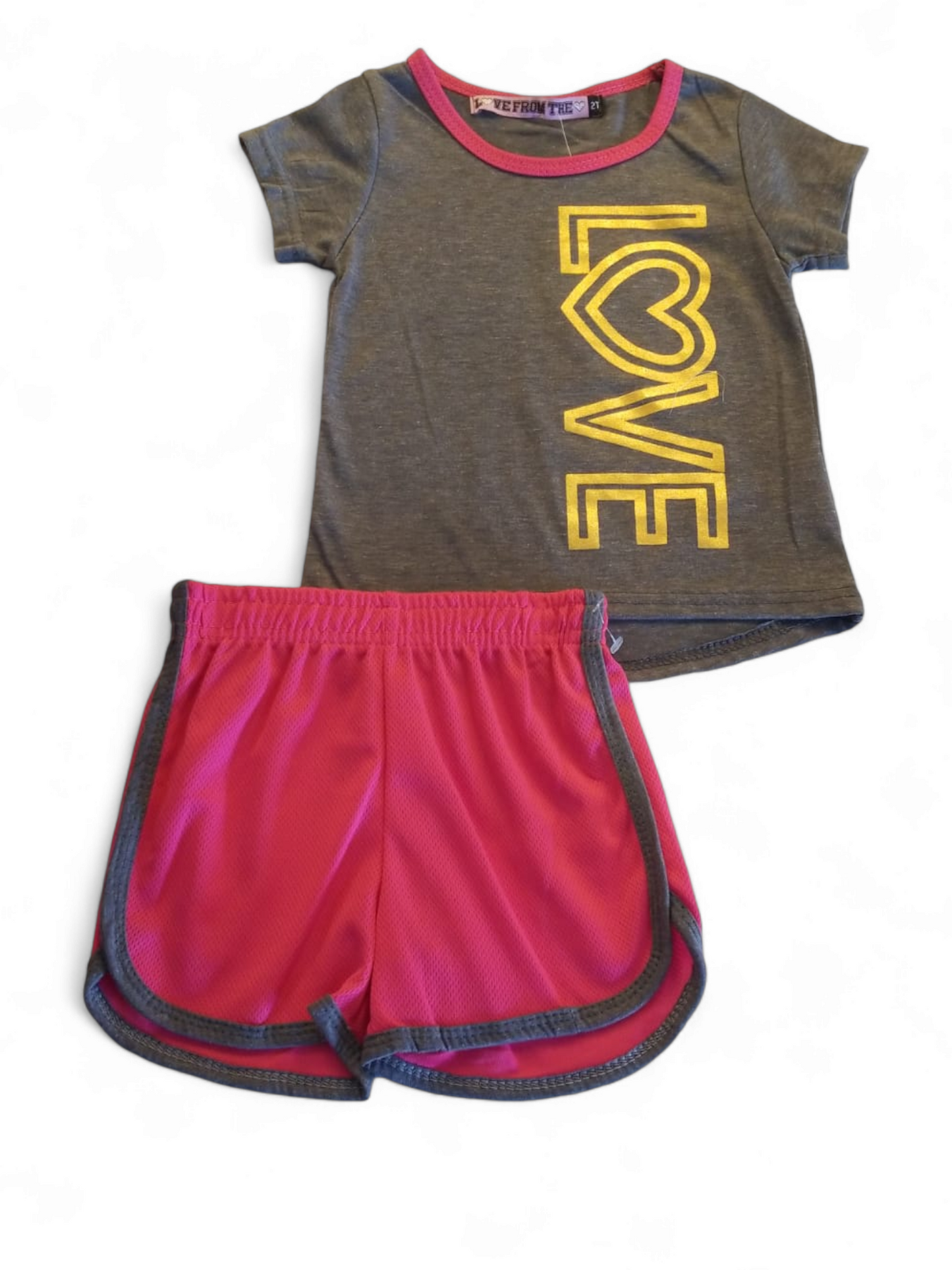 Love from the heart (love) baby set